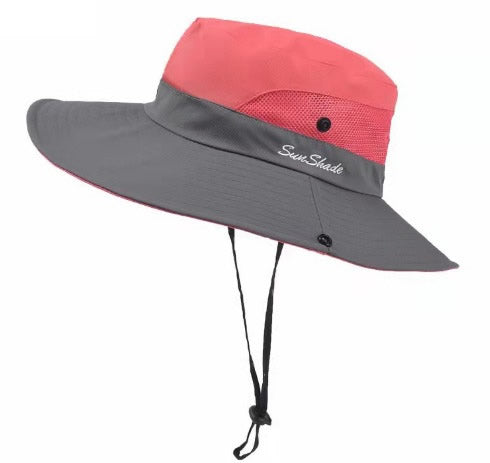 Chapéu De Sol Dobrável Com Proteção Uv 50+