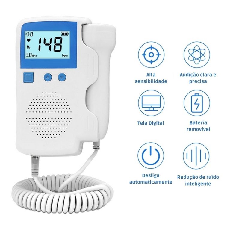 Baby Monitor - Escute O Coraçãozinho Do Seu Bebê